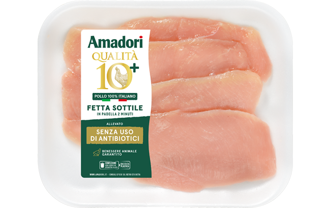 16162 10+ Petto di Pollo fette sottili RT