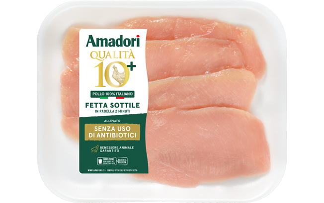 Petto di pollo a fette sottili Qualità 10+