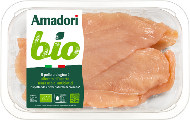 Petto di pollo a fette sottile Bio