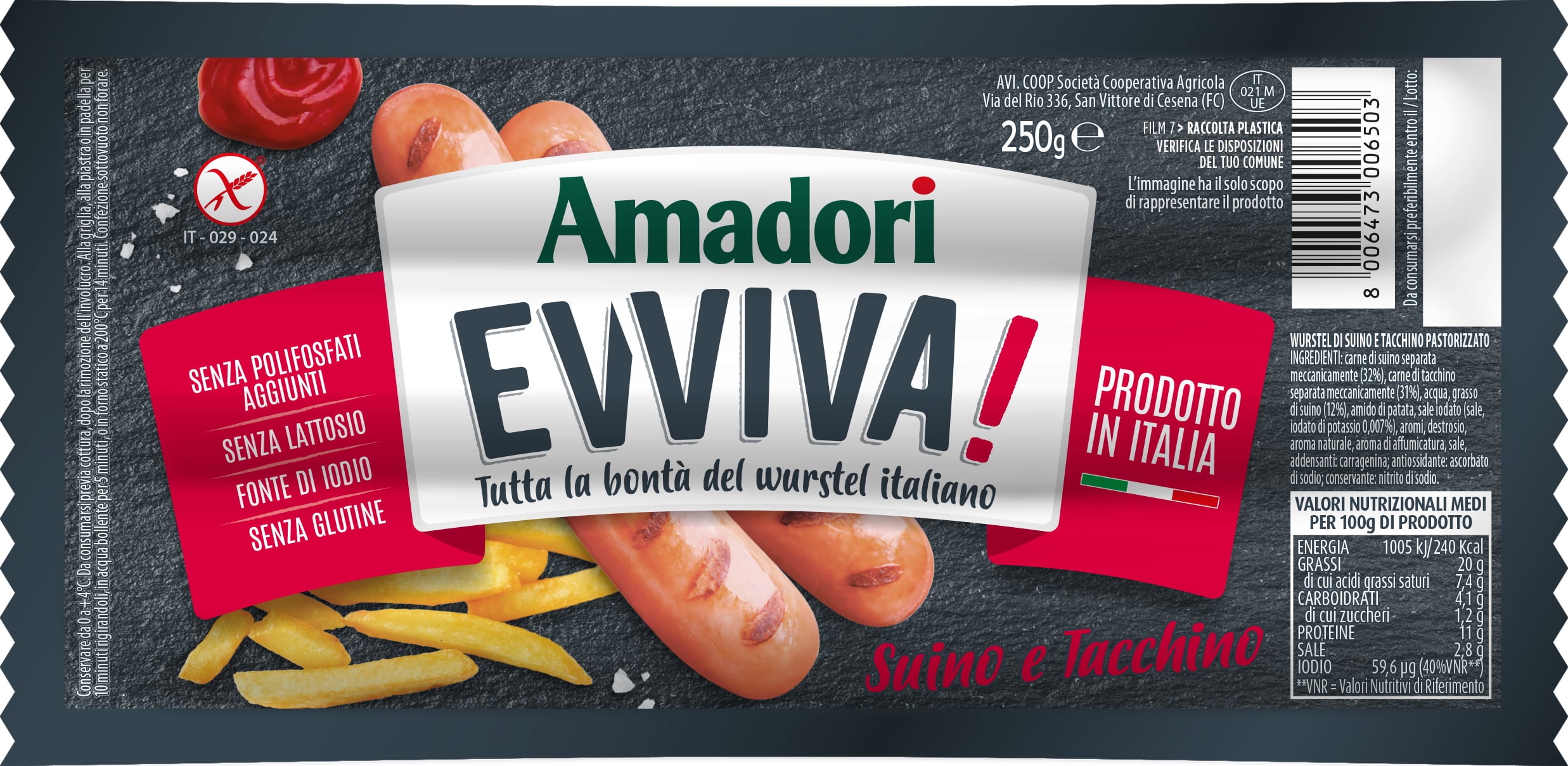 42236 Wur Evviva pol-tac 250g 4kg