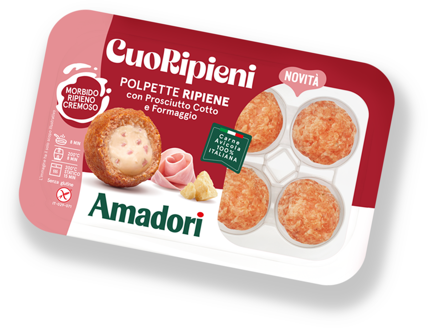 CuoRipieni prosciutto cotto e formaggio