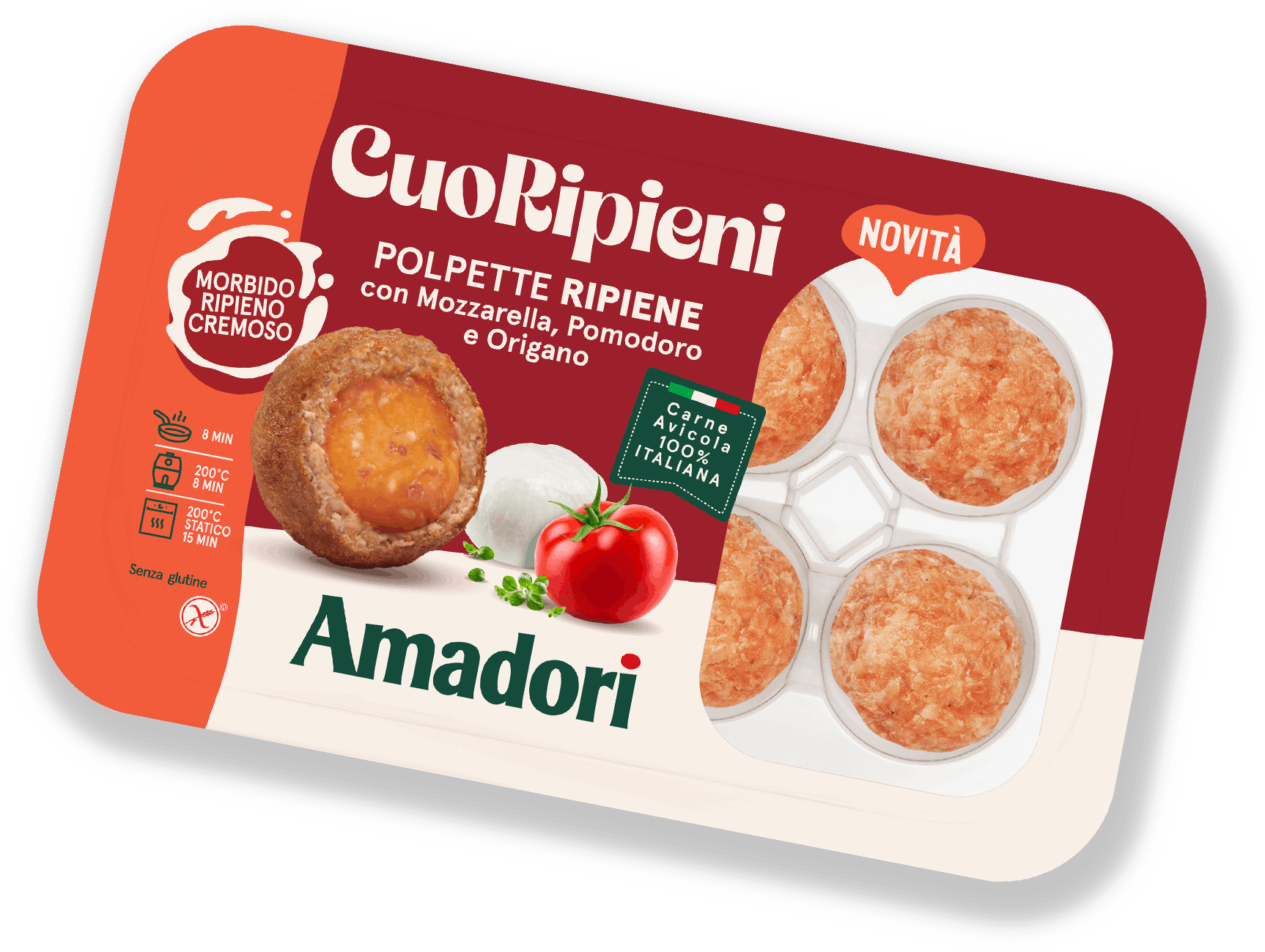 CuoRipieni pomodoro e mozzarella