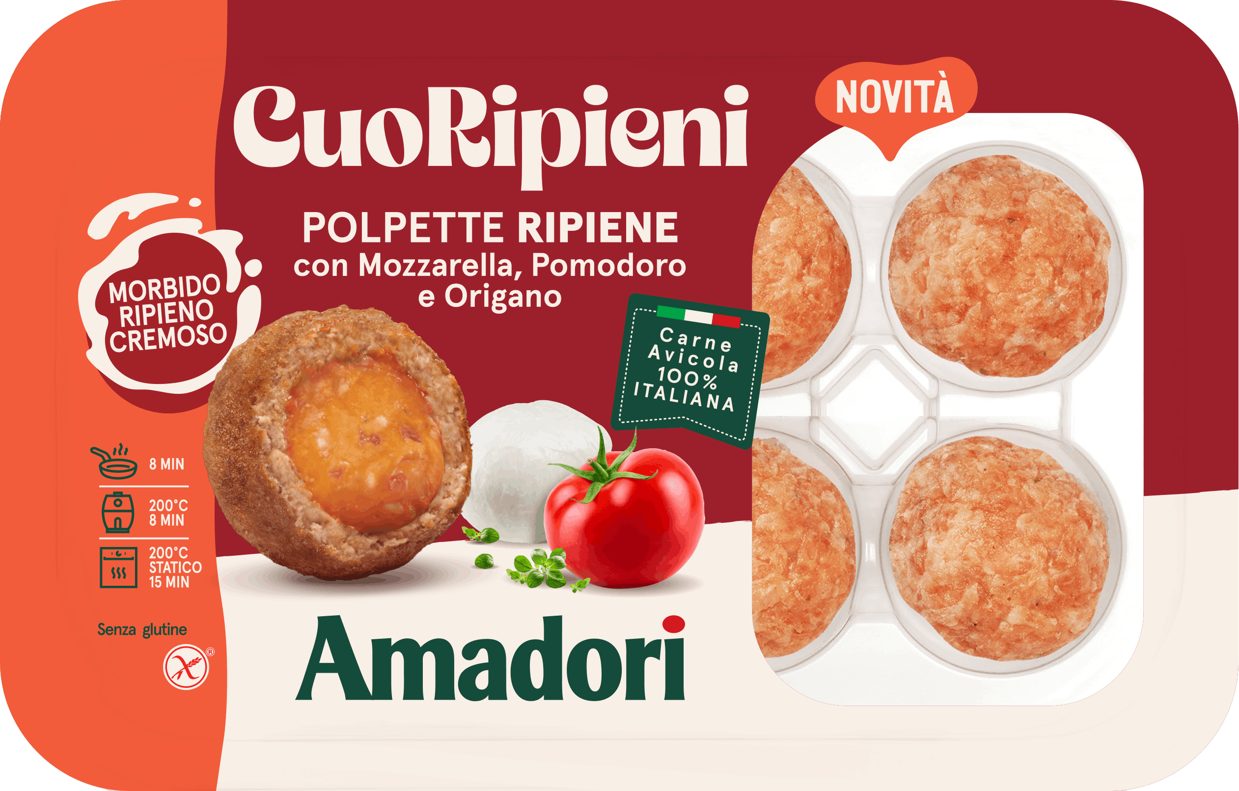 CuoRipieni pomodoro e mozzarella