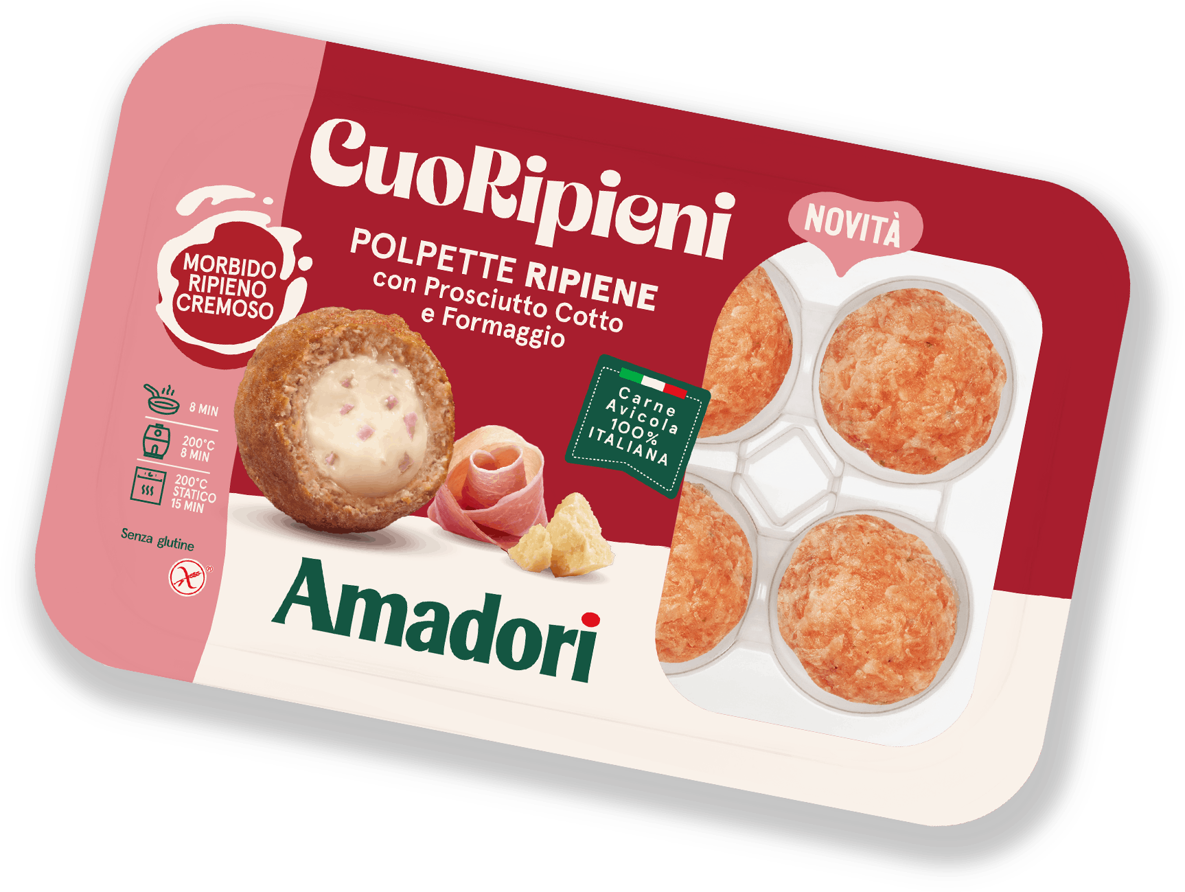 CuoRipieni prosciutto cotto e formaggio