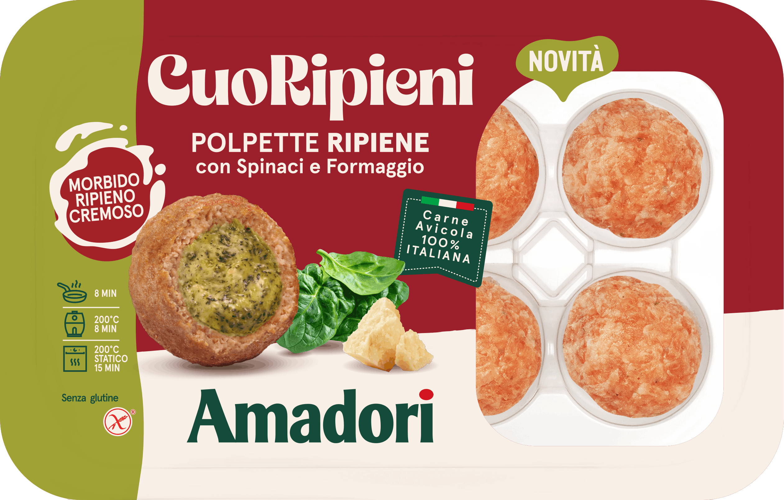 CuoRipieni spinaci e formaggio