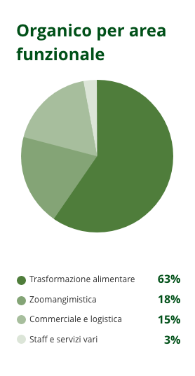 Organico per area funzionale