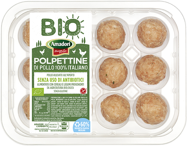 Polpettine di pollo Bio