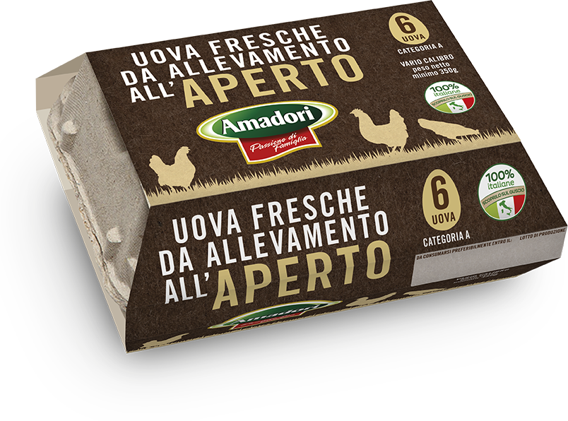 Uova da allevamento all'aperto