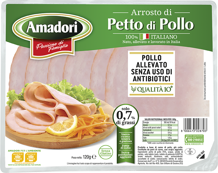 Arrosto a fette di petto di pollo Qualità 10+