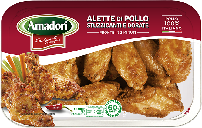 Alette cotte piacevolmente piccanti
