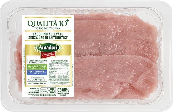 Fesa di tacchino a fette Qualità 10+