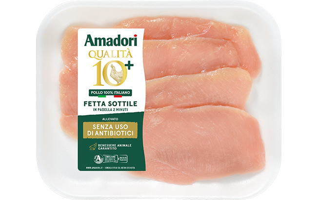 Petto di pollo a fette sottili Qualità 10+
