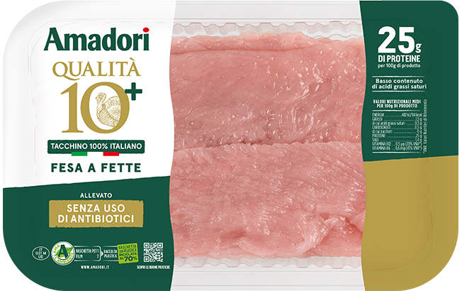 Fesa di tacchino a fette Qualità 10+