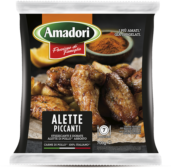 Specialità cotte surgelate in busta
