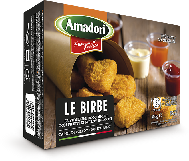 Impanati surgelati in astuccio