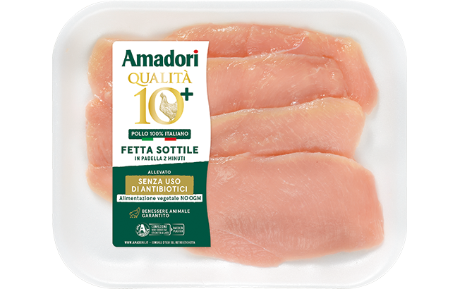 Petto di pollo a fette sottili Qualità 10+