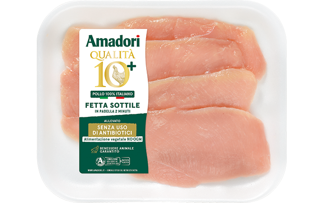 Petto di pollo a fette sottili Qualità 10+
