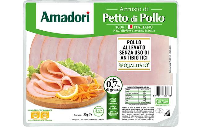 Arrosto a fette di petto di pollo Qualità 10+