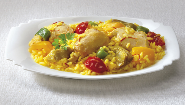 Paella speciale con pollo Campese