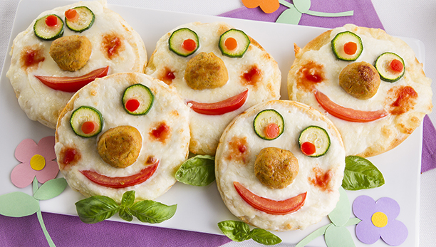 Pizzette senza glutine con polpettine e carote