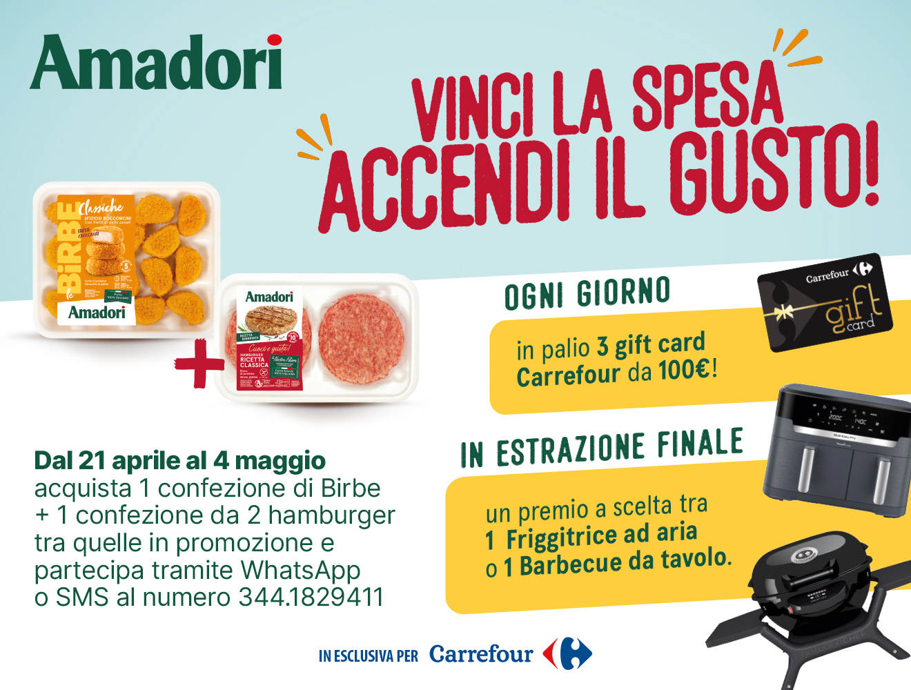 VINCI LA SPESA, ACCENDI IL GUSTO! 