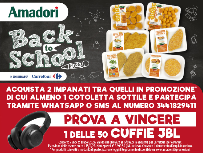 PARTECIPA AL CONCORSO BACK TO SCHOOL E PROVA A VINCERE 1 DELLE 50 CUFFIE JBL!