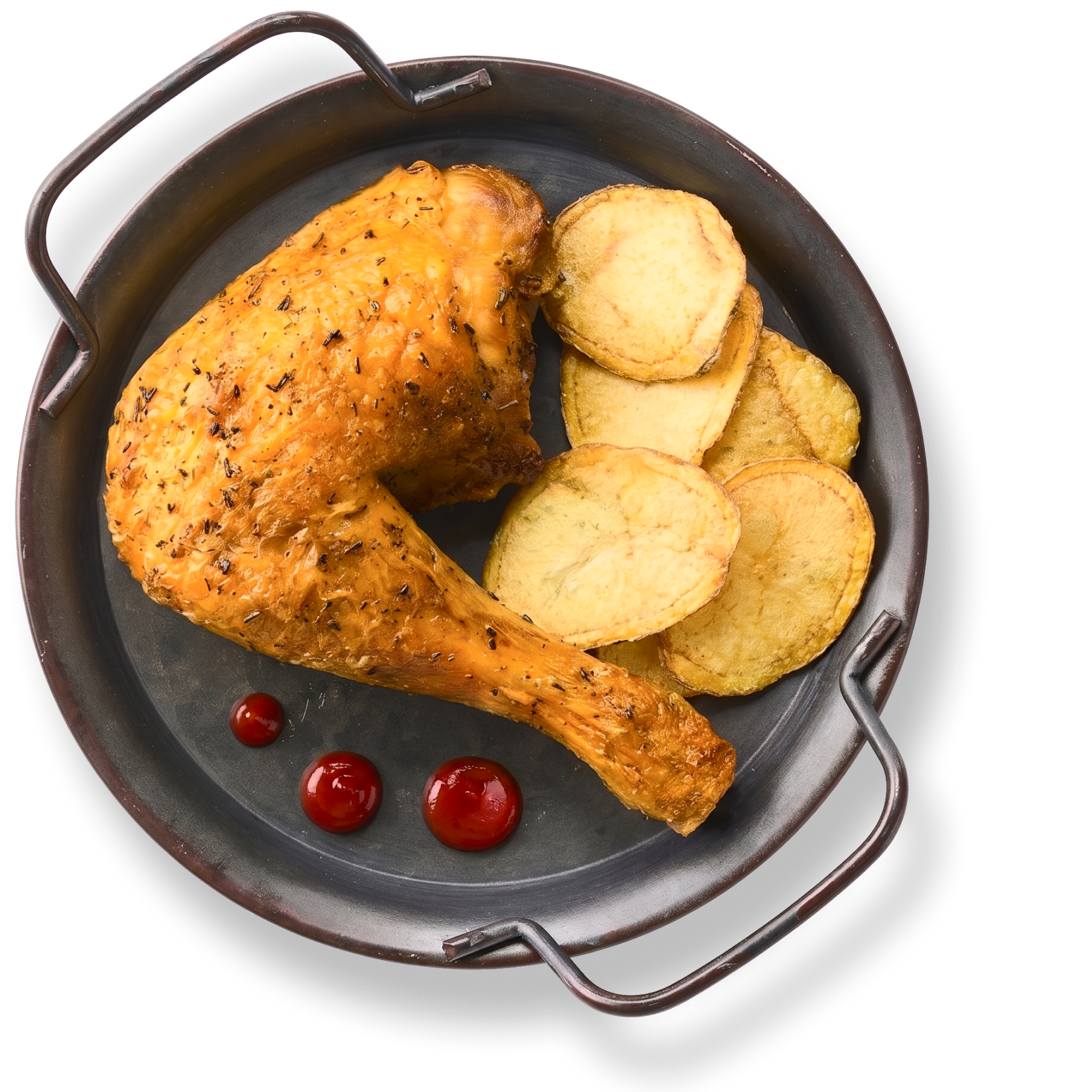Cosce di pollo arrosto Il Campese 