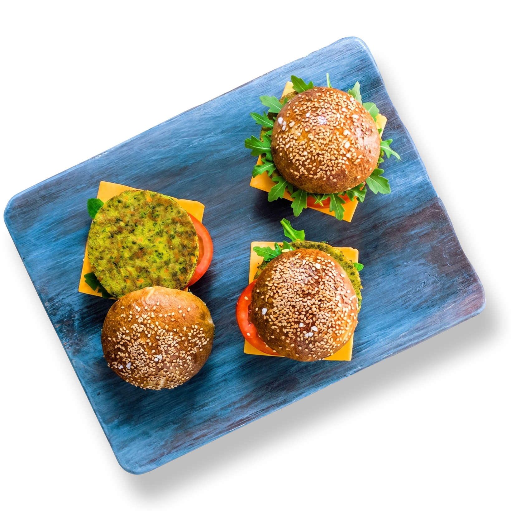 Flexi burger con verdure, quinoa e filetti di pollo