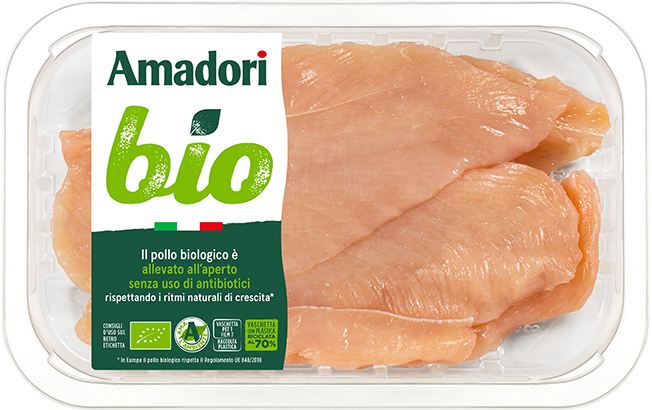 Petto di pollo a fette sottile Bio